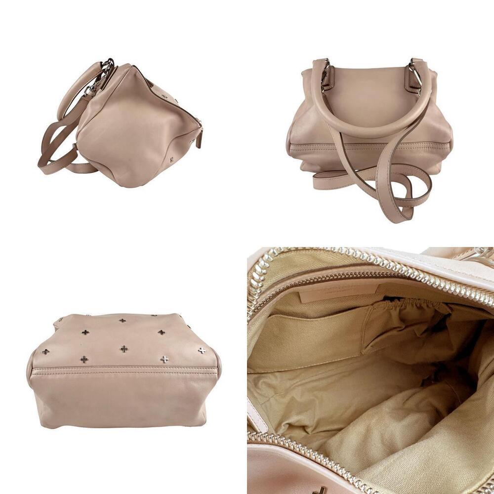 Givenchy Leather Shoulder Pink Handbag Pandora Bag Pink